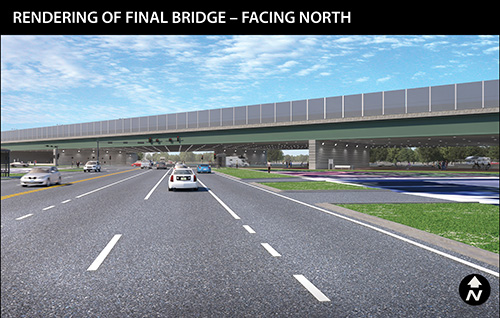 87th Street and Roberts Road Final Bridge Rendering
