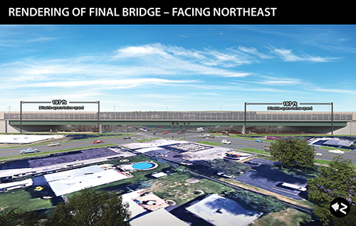 87th Street and Roberts Road Final Bridge Rendering